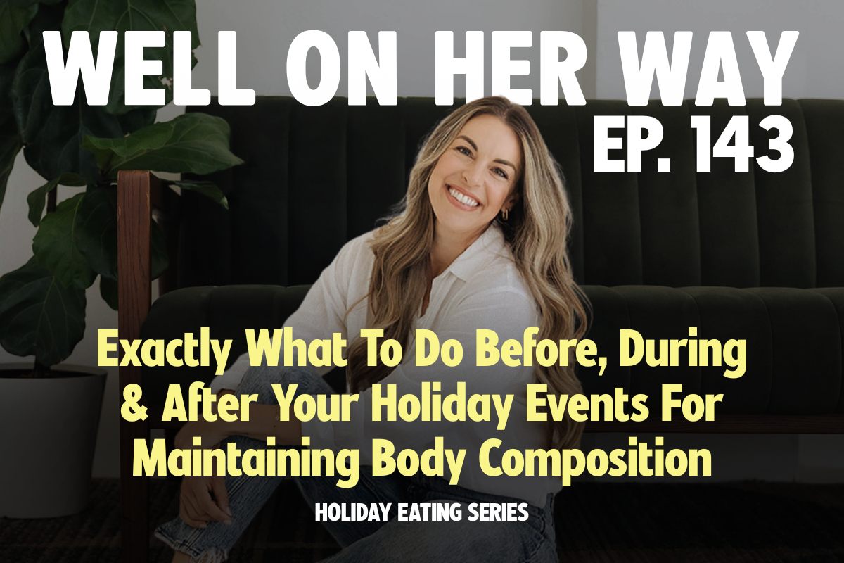 Exactly What To Do Before, During & After Your Holiday Events For Maintaining Body Composition | HOLIDAY EATING SERIES